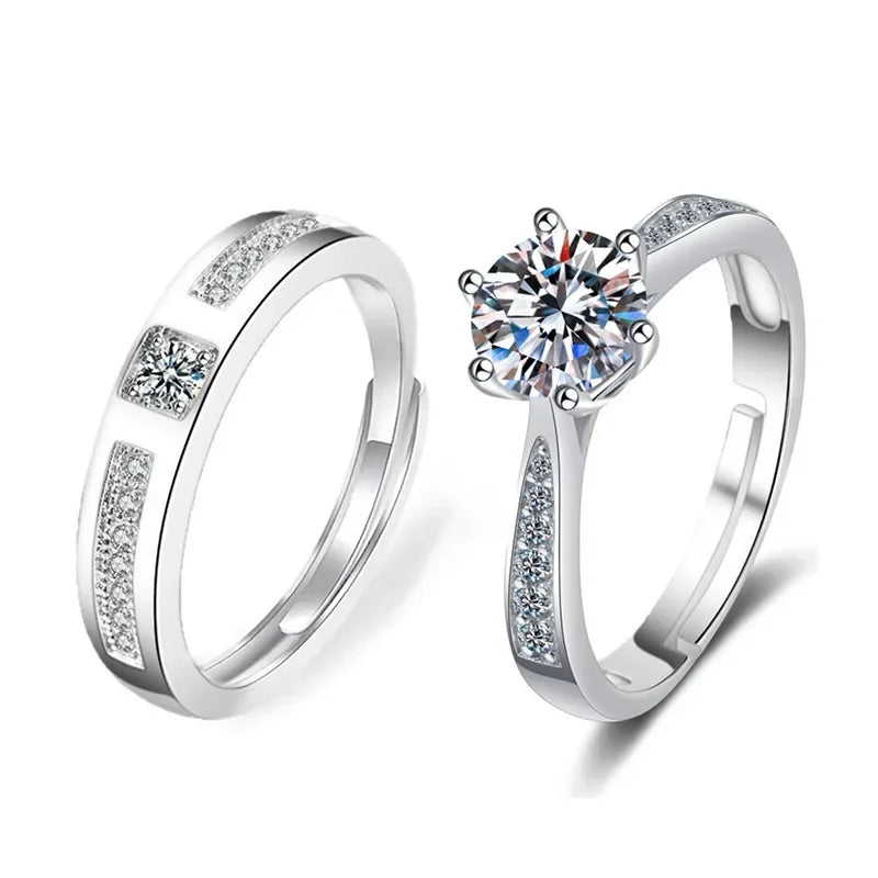 Duo LÙMÉA - Bagues d'engagement modernes